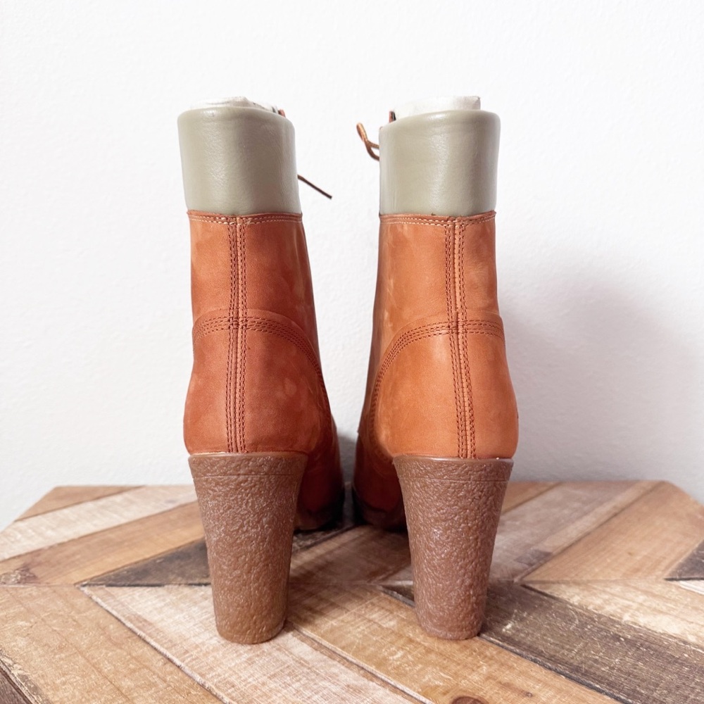 Timberland Glancy Suede Heeled Boots - Picture 10 of 12